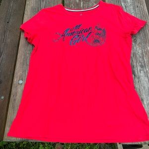 Disney parks Minnie Mouse all American girl t shirt WDW